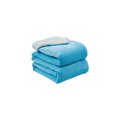thumbnail image 1 of Blue Sherpa Throw Blanket 50X60 100% Polyester, 1 of 5
