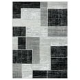 thumbnail image 1 of L'Baiet Verena Geometric Area Rug Black Grey 5' x 7' Medium Area Rugs Carpet for Living Room, Bedroom, Dining Table, Office, Hallway, Foyer | Neutral Colorful Modern Abstract Home Decor, 1 of 8