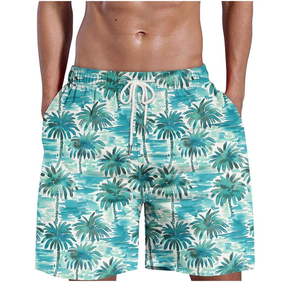 LbsKUS Deals Men's Shorts Quick Dry Breathable Shorts Summer Work Beach Regular Stretch Shorts Lightweight Elastic Waist Drawstring Trendy Shorts ,Light Blue,XXXXXL