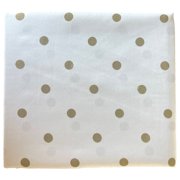 Lc Lauren Conrad Metallic Gold Polka Dot Fabric Shower Curtain, Bath Decor