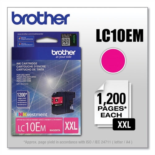 LC10EM INKvestment Super High-Yield Ink, 1,200 Page-Yield, Magenta LC10EM INKvestment Super High-Yield Ink, 1,200 Page-Yield, Magenta