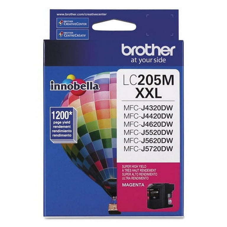 LC205M Innobella Super High-Yield Ink, 1,200 Page-Yield, Magenta LC205M Innobella Super High-Yield Ink, 1,200 Page-Yield, Magenta