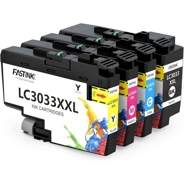 Lc3033 Ink Cartridges HighYield Replacement For Brother Lc3033 Xxl