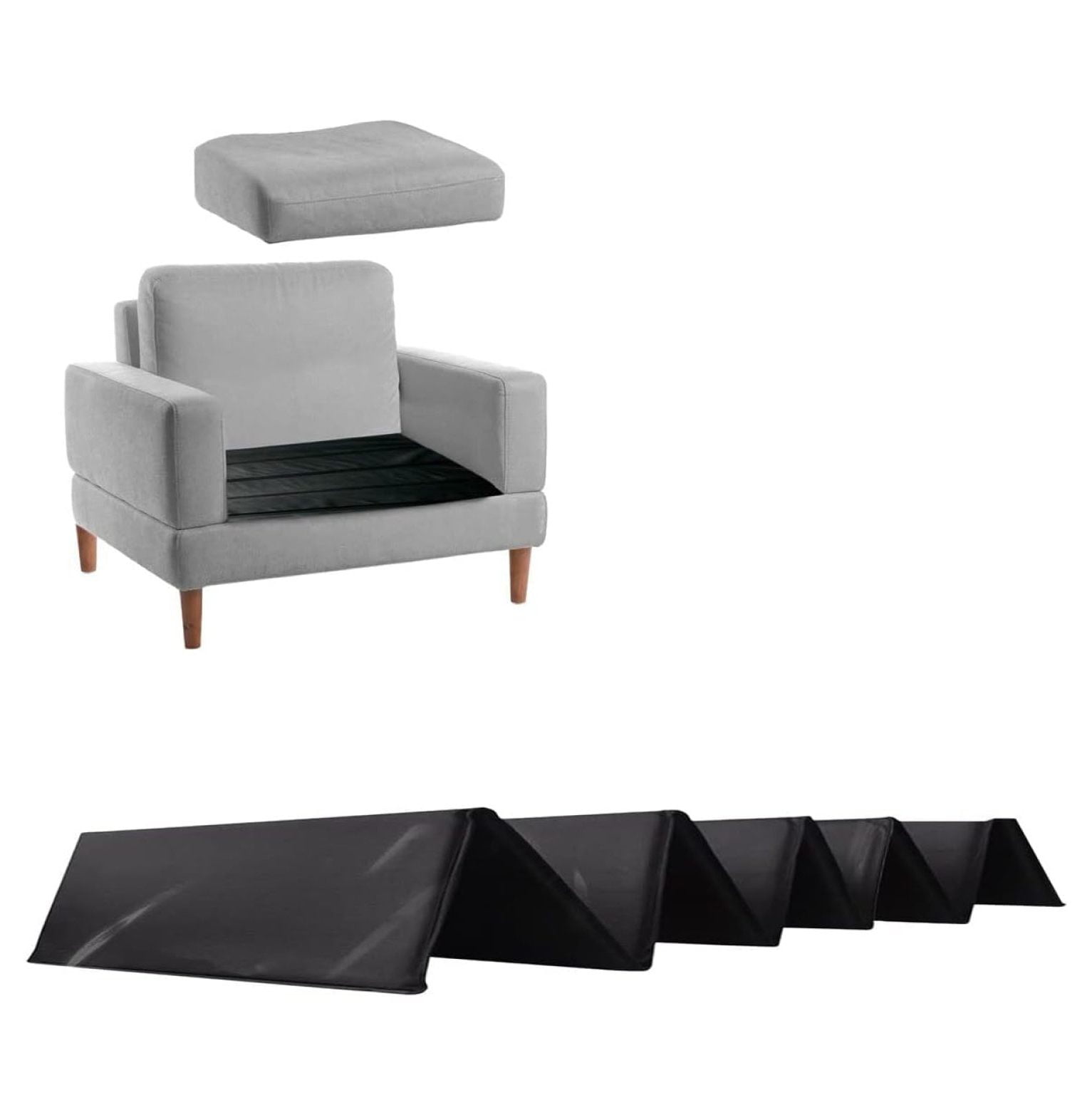 LcXctD Deluxe Adjustable Furniture Fix Sagging Cushion Seat Saver Armchair Recliner 17 L x 22 W