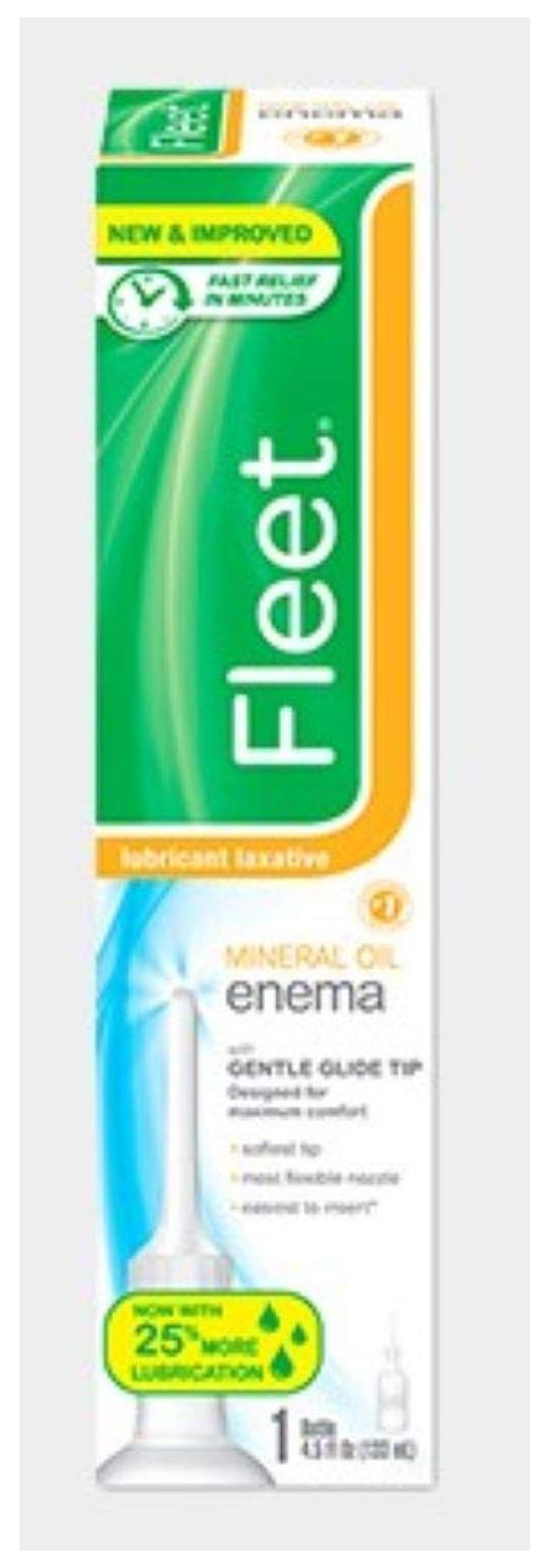 LcXctD Laxative Mineral Oil Enema for Constipation, 4.5 fl oz, 1 Bottle