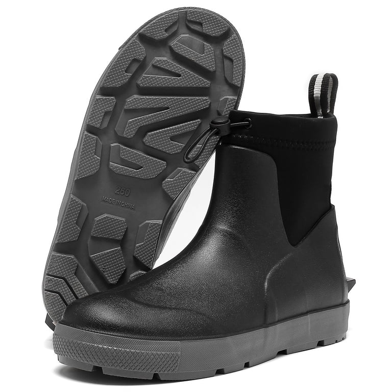 Waterproof Deck Boots Non-Slip Rubber Ankle Rain Boots for Fishing VEVOR Women main image 2