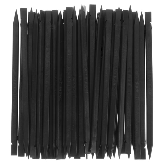FRCOLOR 50Pcs Pocket Size Anti-Static Pry Bar Set for Phone Laptop Tablet Screen Repair Black