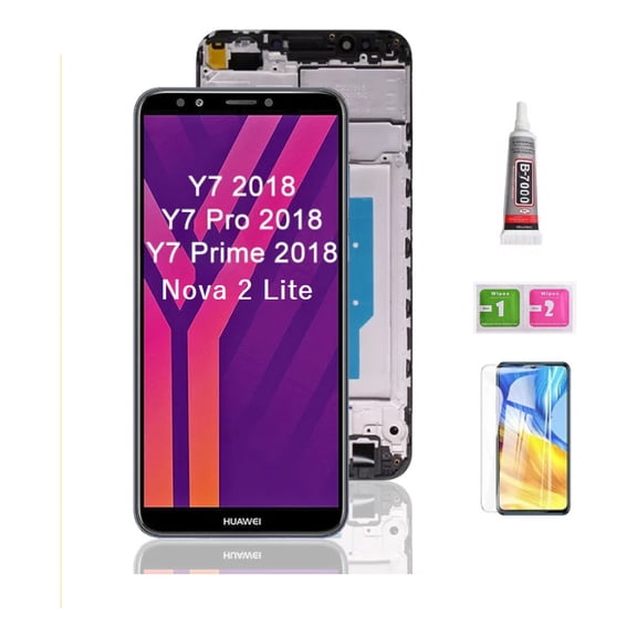 Lcd Screen + Frame For Huawei Nova 2 Lite Y7 2018