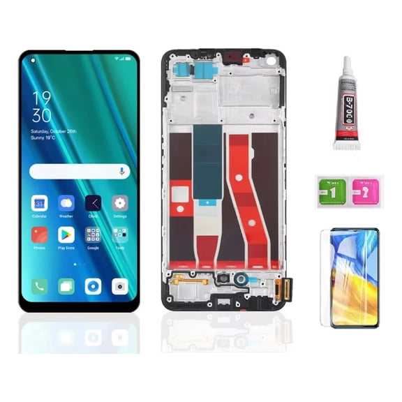 Lcd Screen With Frame For Oppo A74 A94 4g Reno 4 Se