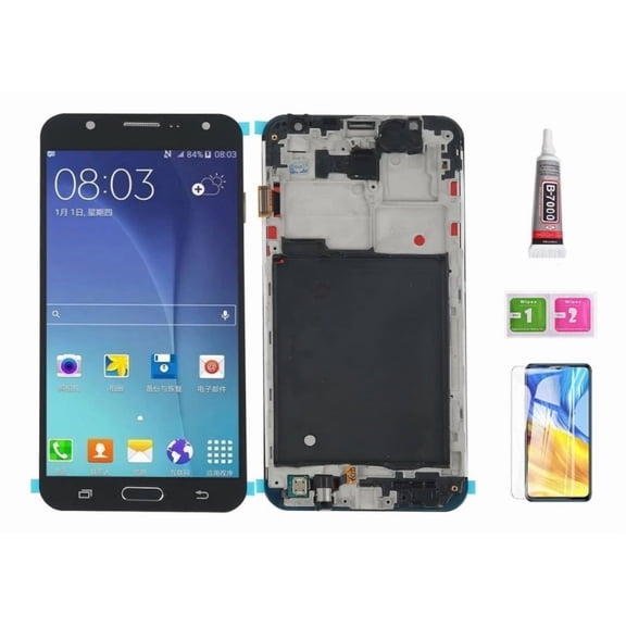Lcd Screen With Frame for J7 2015 Sm-j700f J700h/m