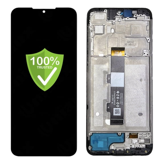 Lcd Screen With Frame for Motorola G Pure Xt-2163-4