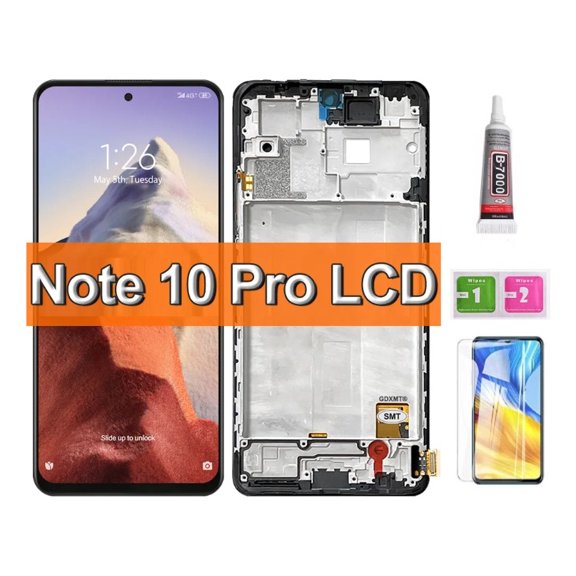 Lcd Screen With Frame for Redmi Note 10 Pro 4g 5g Incell
