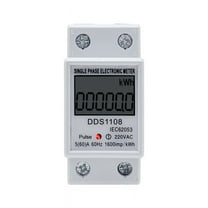 Lcd Single Phase Electric Energy Meter Kwh Ac Digital Watt-Hour Meter 220V 60A
