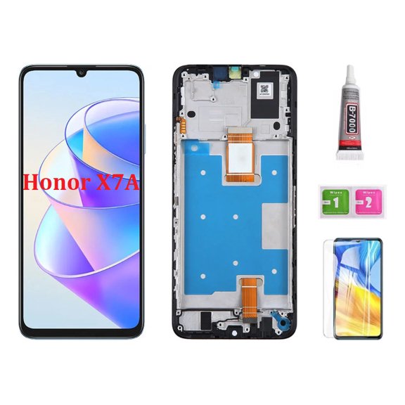 Lcd screen+frame for Honor X7a Rky-lx1/lx2