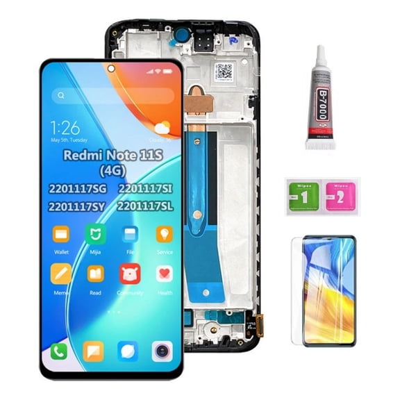 Lcd screen + frame for Redmi Note 11s 4g Tft