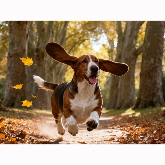 Lcdjbfbf Basset Hound pattern Diamond Art 5D Diamond Painting DIY Kits Full Round Drill Rhinestones by Number Stitch embroidery Arts and Crafts for Living Room Home Wall Decor 30x40cm