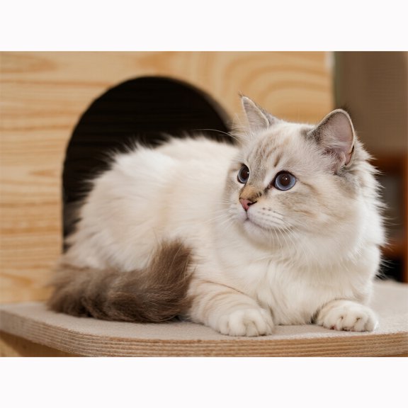 Lcdjbfbf Cute cat cross stitch pattern crystal embroidery,5D Full Round Diamond Painting Kits,DIY handmade Decor,for Beginners Paint by Number,Arts and Crafts for Living Room Home Decor 12x16 inch