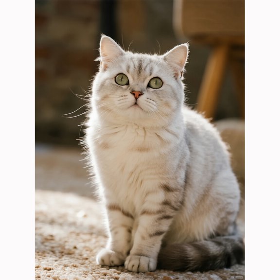 Lcdjbfbf Cute cat cross stitch pattern crystal embroidery,DIY handmade Full Diamond Painting Kits,for Beginners Paint by Number Diamond Painting,Arts and Crafts for Living Room Home Decor 12x16 inch