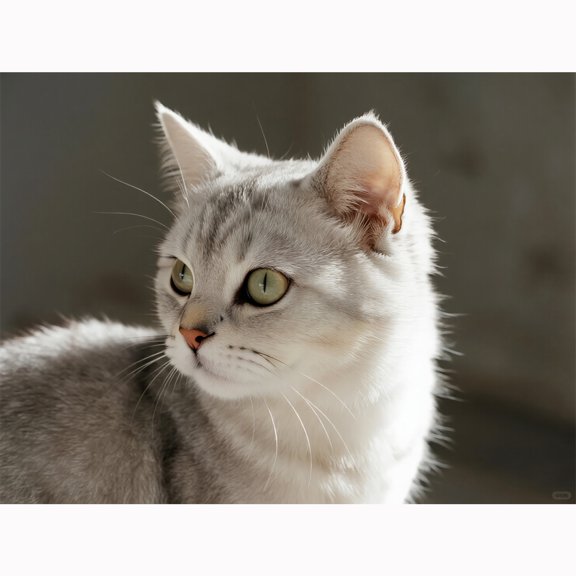 Lcdjbfbf Cute cat pattern crystal embroidery,5D Full Round Diamond Painting Kits,DIY handmade cross stitch,for Beginners Paint by Number,Arts and Crafts for Living Room Home Decor 12x16inch