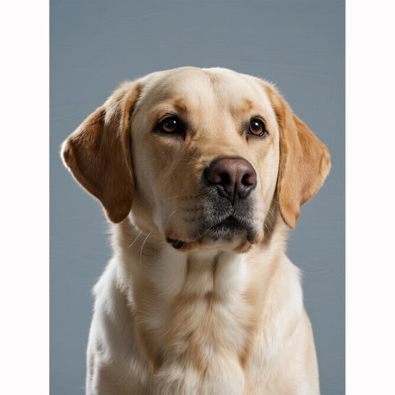 Lcdjbfbf DIY Round Full Drill Diamond Gem Art Kits,Diamond painting handmade for Beginners,Labrador Retriever,by Number Stitch Arts and Crafts for Living Room Home Decor (12x16 inch)