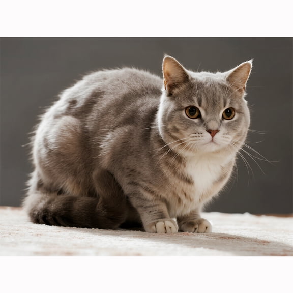 Lcdjbfbf cute cat Crystal Pattern,5D DIY Paint with Diamonds Crafts,handmade Diamond Painting embroidery pendant,Animal Round Full Drill crystal Art Kits,for living room bedroom Decor(1612Inch)