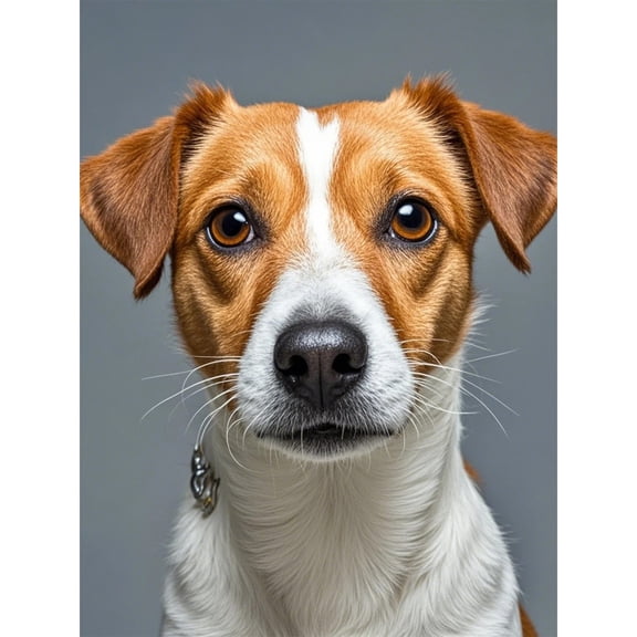 Lcdjbfbf jack russell terrier Diamond Art Decor,for Beginners Gem Craft Kits,5D Diamond Art Paint by Number Diamond Painting,DIY Full Round Drill Diamond Dot handmade Home Decor (12X16 Inch)