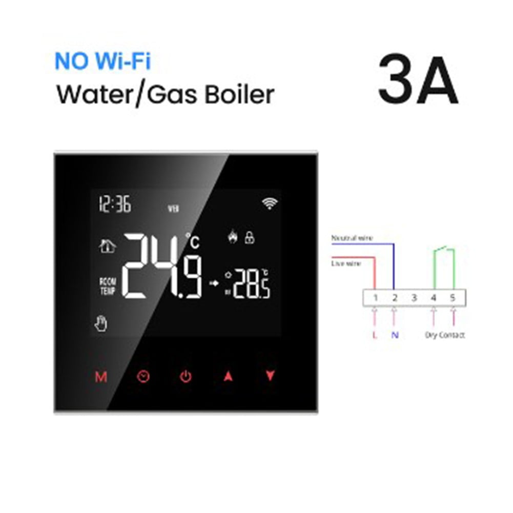 Lcdtouch Screen Cycle Programming Water Floor Heating Electric Heating