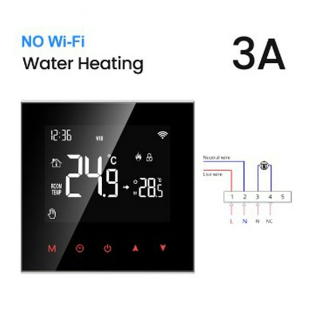 Lcdtouch Screen Cycle Programming Water Floor Heating Electric Heating