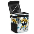 thumbnail image 1 of Lce Hockey Foldable Car Garbage Can with Lid, Leak-proof Mini Trash Can, Hanging Storage Bag - Trash Can for Car, 1 of 6