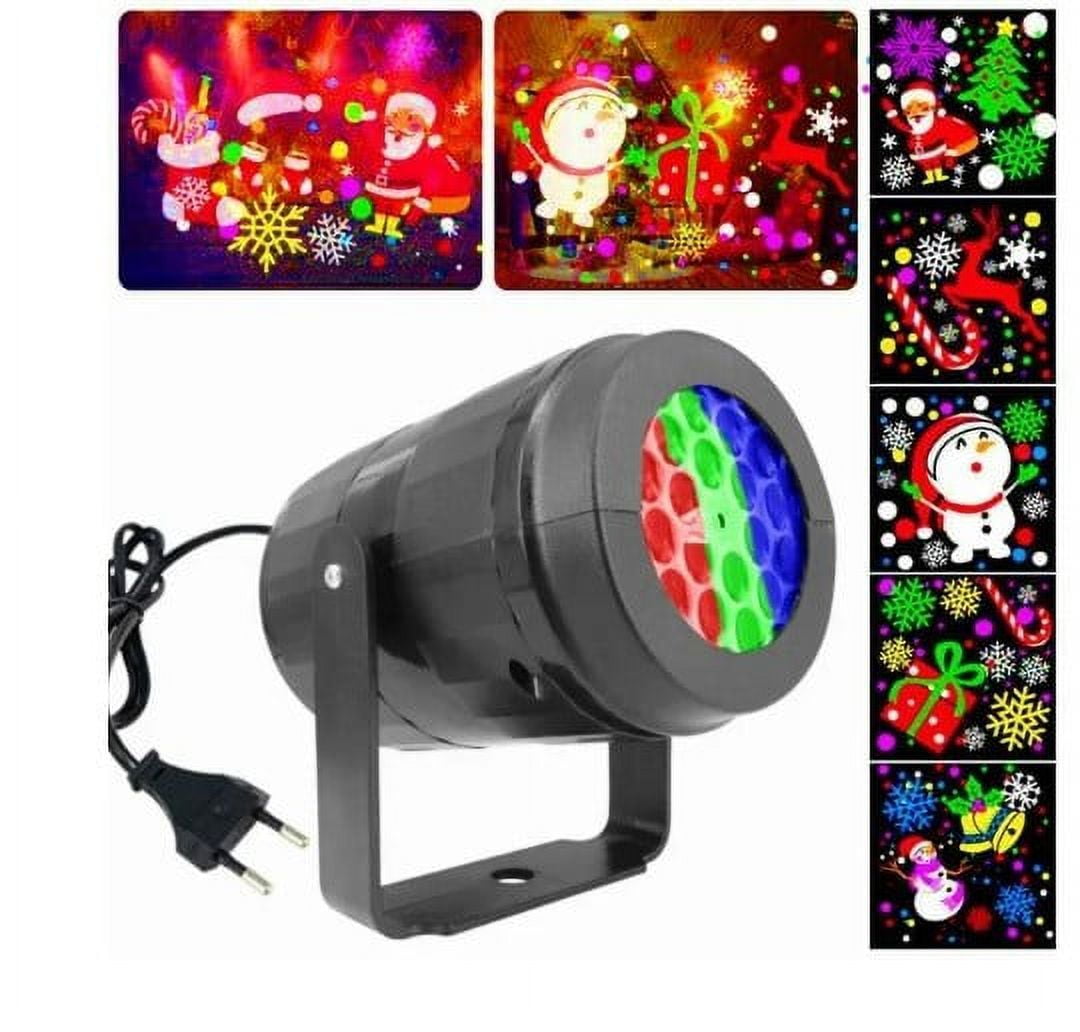 Lcenbk Outdoor Christmas Laser Snow Projector Lights, Waterproof with Rotation