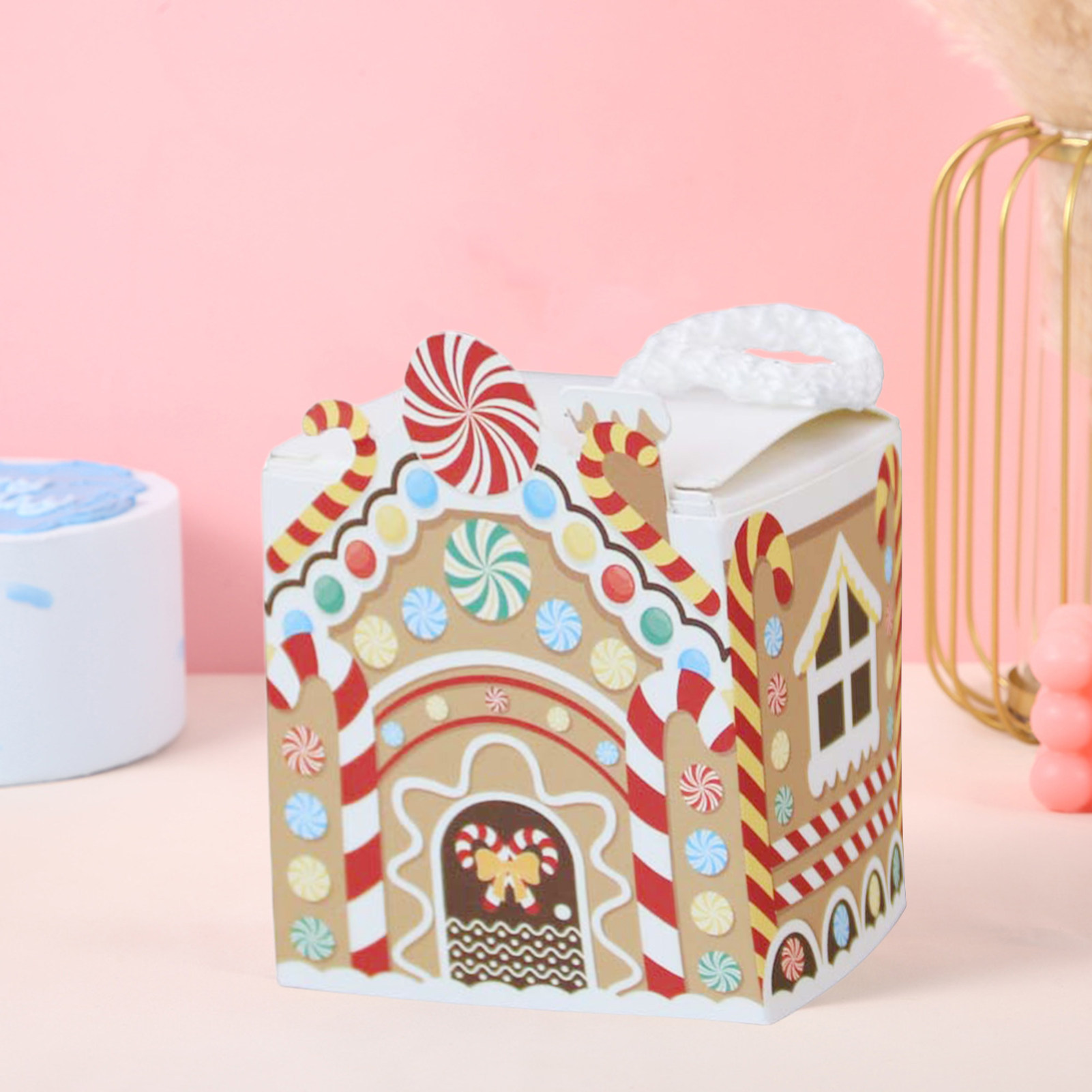 Lchentee Christmas Party Supplies Christmas Candy Boxes 10 Pcs