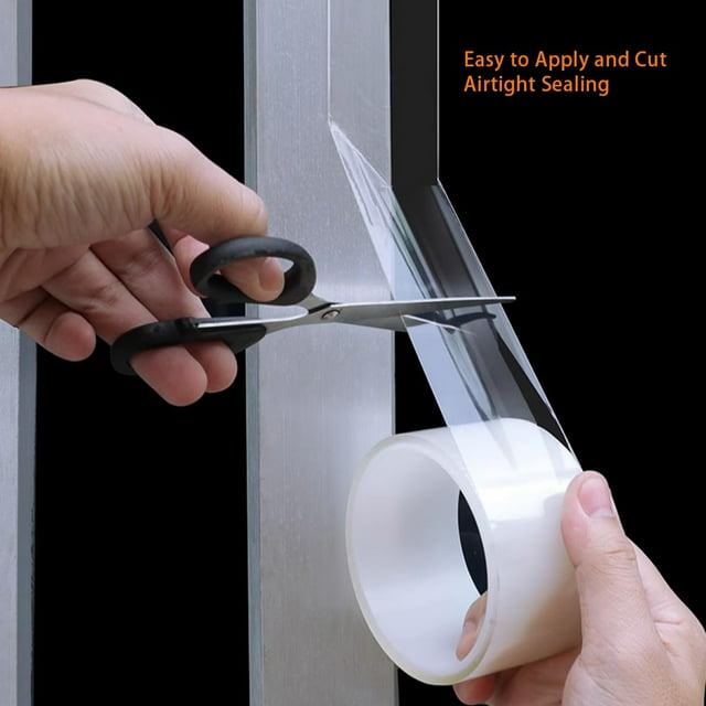 Lchentee Heavy Duty Window Insulation Kit Self Adhesive Window Weather Stripping Waterproof Door Window Insulation