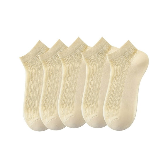 LckLvx 5 Pairs Womens Ankle Socks Thin Breathable Low Cut Athletic Socks Stretch Cotton Casual Socks