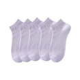 thumbnail image 1 of LckLvx 5 Pairs Womens Ankle Socks Thin Breathable Low Cut Athletic Socks Stretch Cotton Casual Socks, 1 of 6