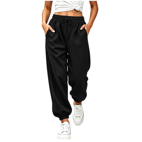 LckLvx Girls Sweatpants Loose Drawstring Waist Jogger Pants Athletic Running Pants with Pockets