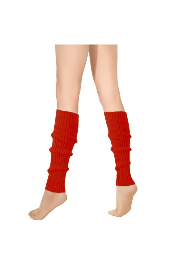 Leg Warmers for Women Colorful Knit Ribbed Winter Comfy Dance Sports Yoga Leg Warmers