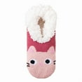 thumbnail image 1 of LckLvx Slipper Socks for Women Cute Print Warm Fleece Lined Non-Slip Thermal Socks Winter Fuzzy House Socks, 1 of 2