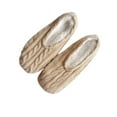 thumbnail image 1 of LckLvx Slipper Socks for Women Non-Slip Thick Warm Fleece Lined Home Socks Cable Knitted Fuzzy House Slippers, 1 of 3