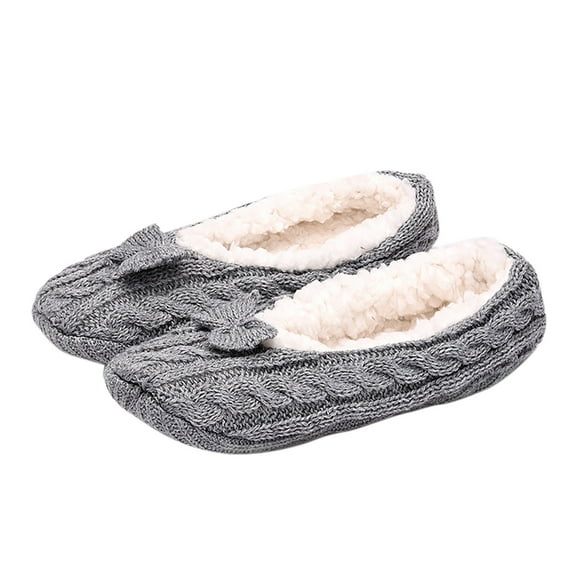 LckLvx Slipper Socks for Women with Grippers Fleece Lined Thermal Winter House Bedroom Socks Indoor Non-Slip Warm Socks