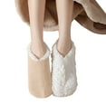 thumbnail image 1 of LckLvx Women's Soft Slipper Socks with Grippers Non-Slip Fleece Lined Double Sided Reversible Fuzzy Home Socks, 1 of 6