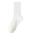 thumbnail image 1 of LckLvx Women's Solid Color Mid Calf Socks Colorful Soft Stretchy Crew Socks School Dress Uniform Socks, 1 of 4