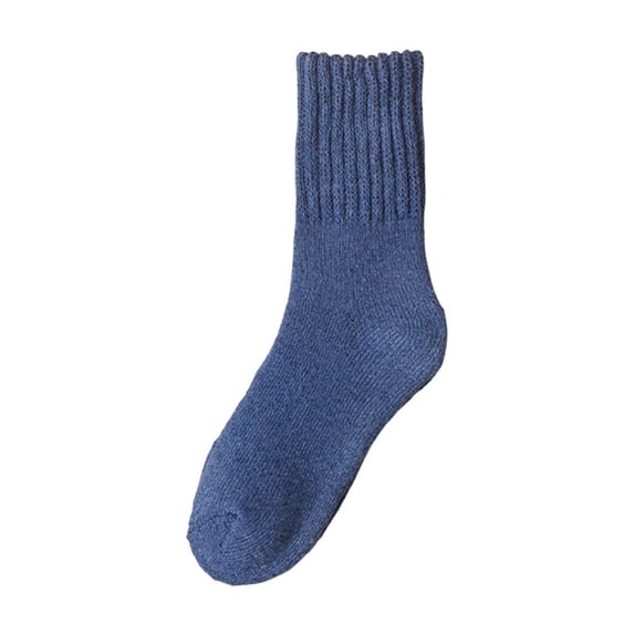 LckLvx Womens Thickened Warm Socks Soft Comfy Winter Mid Tube Socks Solid Color Thermal Floor Sleep Socks