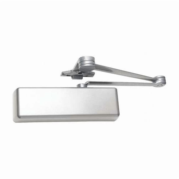 Lcn DoorClosr,HD,LeftHand,Alum,140Dgree,Cush 4111-CUSH LH AL
