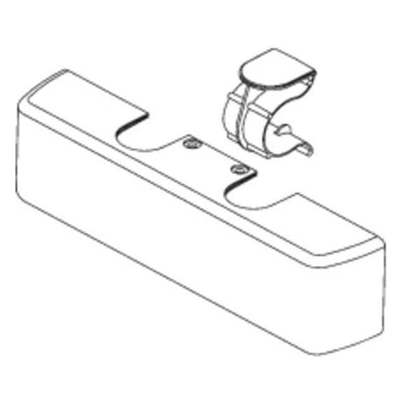 Lcn Standard Cover,Slvr,12-1/4 in. L 4040SE-72 AL