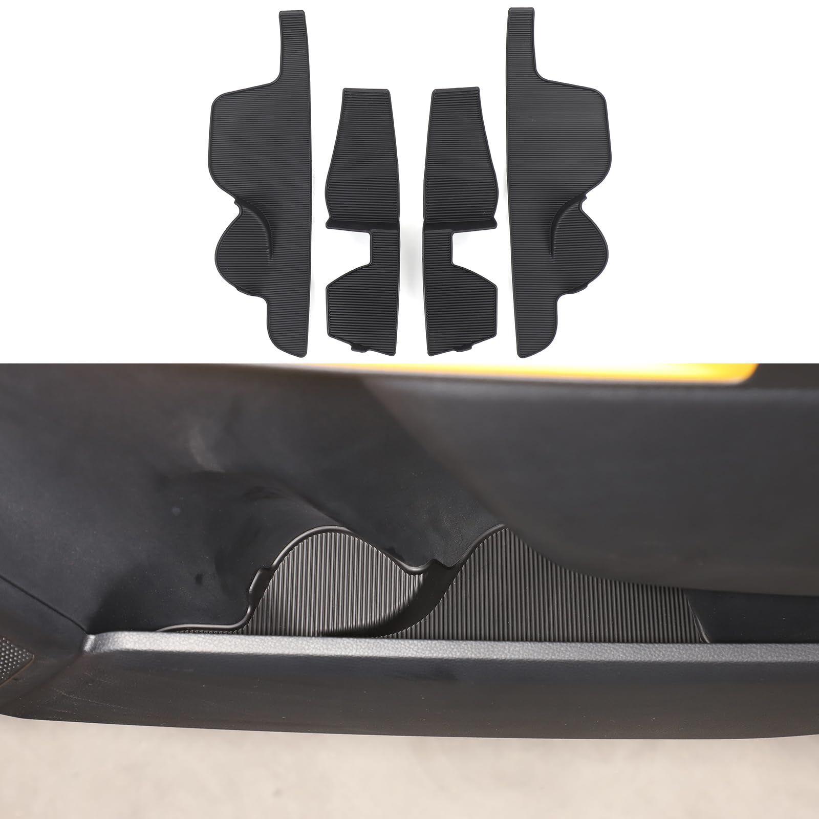 Lcojicep Door Side Storage Tray Compatible with Ford Ranger 2023-2025 ...