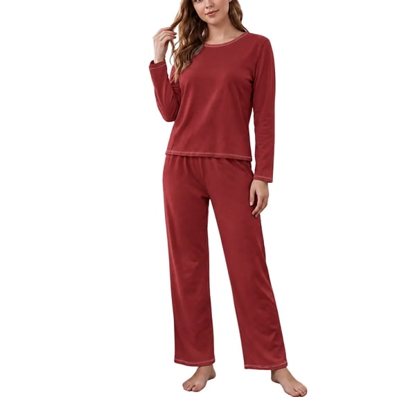 Lcvrioyc 2 Piece Plus Size Lounge Sets for Women Soft Pajama Sets Fall ...
