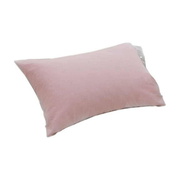 Lcxifdre 1-Pack Bedding Pillowcase, 100% Washed Cotton Pillow Cover with Soft Textured Surface, 19X32 Inch Breathable Decorative Rectangle Envelope Pillowcase