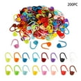 thumbnail image 1 of Lcxifdre 100-Piece Colorful Plastic Pins Set, Small Crochet Knitting Markers Stitch Safety Pins, Locking Stitch Marker for Clips Yarn Sewing Craft, 1 of 6