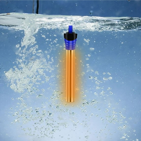 Lcxifdre Ip68 Waterproof Stainless Steel Aquarium Heater with Adjustable Thermostat, Submersible Fish Tank Heater for Freshwater Saltwater Aquarium