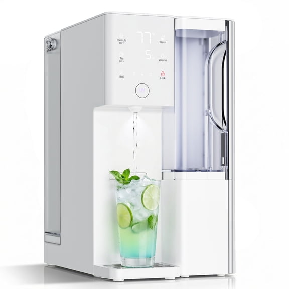 Lcxmtv Countertop Reverse Osmosis Water Filter System for Home, Kitchen, 4:1 Pure to Drain, 5-Stage RO Water Filtration System, No Installation Required, Reduce TDS
